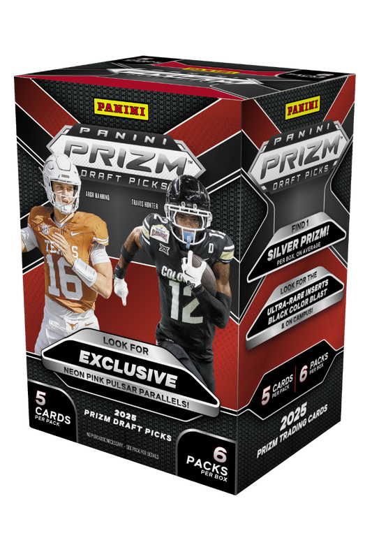 2025 Panini Prizm Collegiate Draft Football Hobby Blaster 20 Box Case