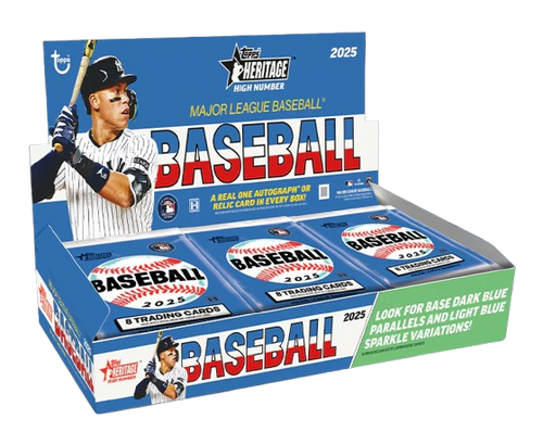 2025 Topps Heritage High Number Baseball Hobby 12 Box Case